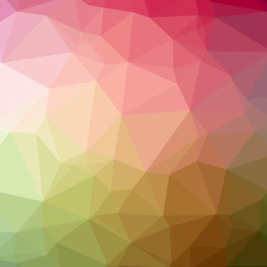 Soyut Turuncu kare düşük poli arka plan resmi