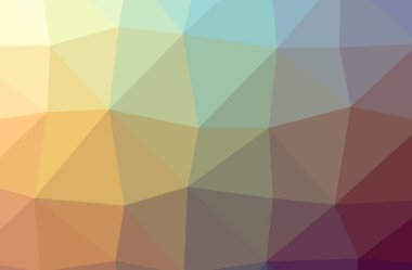 Soyut turuncu yatay düşük poli arka plan resmi