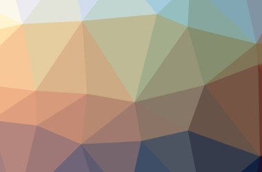 Soyut turuncu yatay düşük poli arka plan resmi