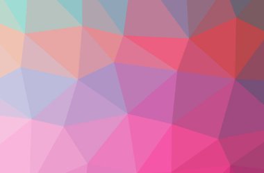 Soyut pembe yatay düşük poli arka plan resmi