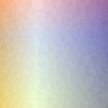 Soyut Turuncu kare düşük poli arka plan resmi