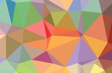 Soyut düşük poli turuncu yatay arka plan resmi