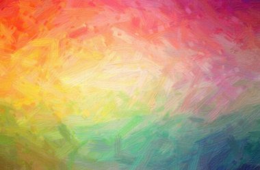 Dijital kırmızı, sarı, mavi Bristie fırça yağlı boya boya arka plan, çizimi