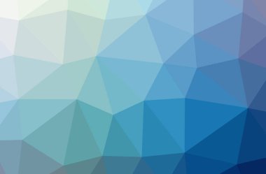 Soyut Mavi yatay düşük poli arka plan resmi