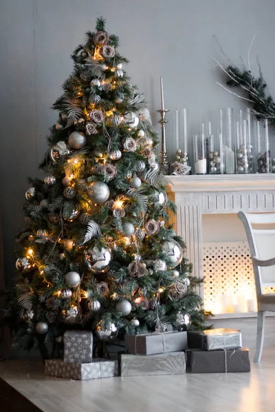 Cristmas Tree Room Christmas Celebration — Stock Photo, Image