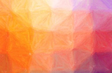 Dijital turuncu ve mor mum mum boya boya arka plan, çizimi