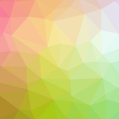 Soyut Turuncu kare düşük poli arka plan resmi