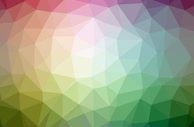 Soyut düşük poli yeşil yatay arka plan resmi