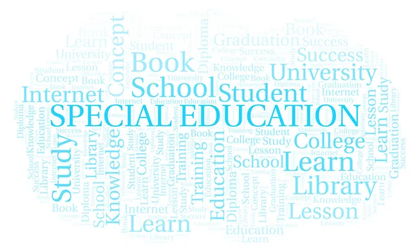 Special Education word cloud, wordcloud made with text only.