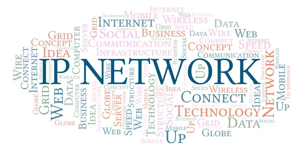 Ip Network word cloud. Word cloud made with text only.