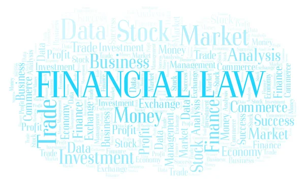 Financial Law word cloud, wordcloud made with text only.