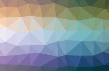 Soyut Mavi yatay düşük poli arka plan resmi