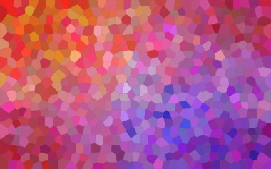 Mor ve kırmızı parlak küçük altıgen arka plan resmi