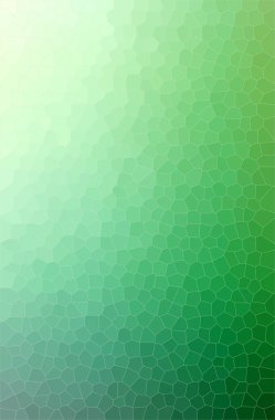 Yeşil küçük altıgen dikey arka plan dijital gösterimi.