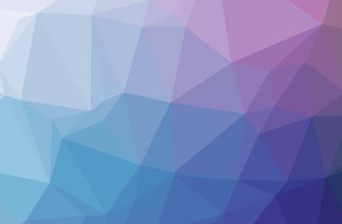 Soyut Mavi yatay düşük poli arka plan resmi