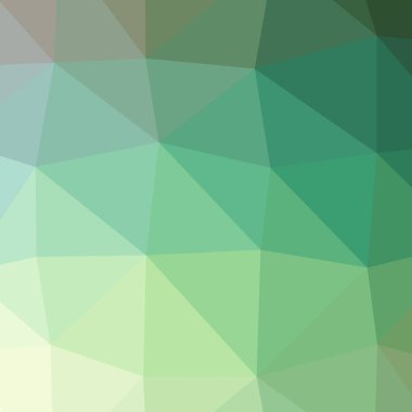 Yeşil kare düşük poli arka plan soyut gösteren resim