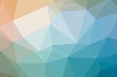 Soyut Mavi yatay düşük poli arka plan resmi