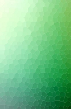 Yeşil küçük altıgen dikey arka plan dijital gösterimi.