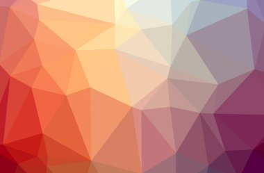 Soyut düşük poli kırmızı yatay arka plan resmi