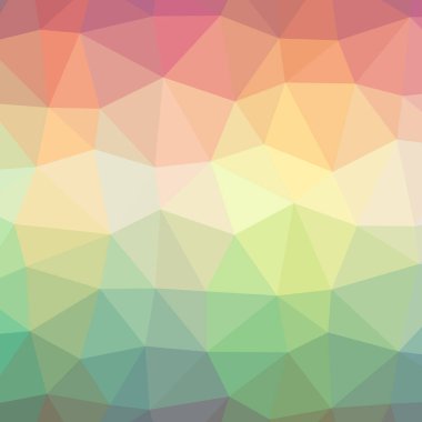 Yeşil kare düşük poli arka plan soyut gösteren resim