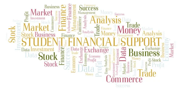 Student Financial Support word cloud, wordcloud made with text only.