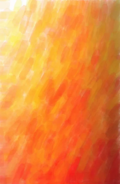 Illustration Orange Watercolor Vertical Background Digitally Generated — Stock Photo, Image