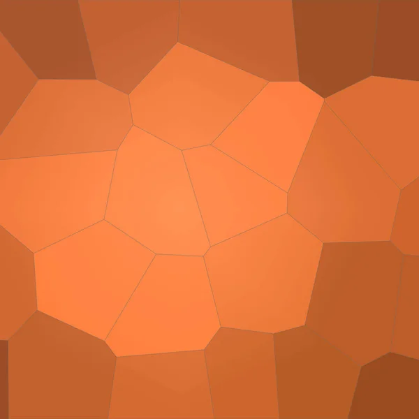 Εικονογράφηση Τετράγωνο Πορτοκαλί Φόντο Γίγαντας Εξάγωνο — Φωτογραφία Αρχείου