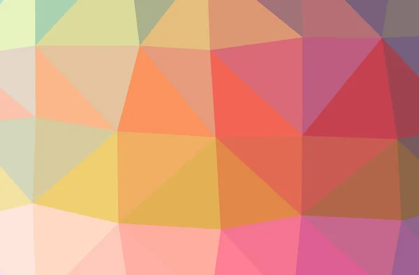 Illustration Abstract Low Poly Orange Horizontal Background — Stock Photo, Image