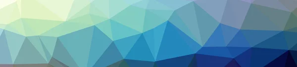 Illustration of abstract low poly blue banner background