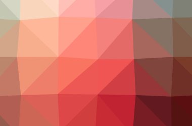 Soyut illüstrasyon kırmızı yatay düşük poli arka plan