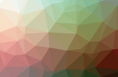 Soyut turuncu yatay düşük poli arka plan resmi