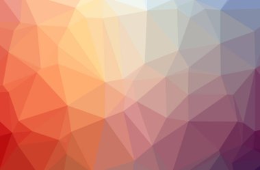 Soyut düşük poli kırmızı yatay arka plan resmi