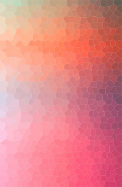 Kırmızı küçük altıgen dikey arka plan dijital gösterimi.