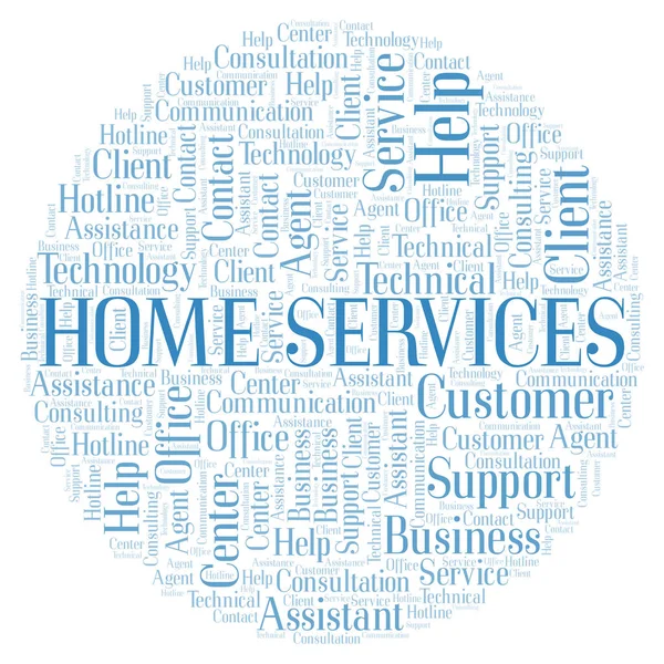 Home Servicios Word Cloud Wordcloud Hecho Solo Con Texto — Foto de Stock