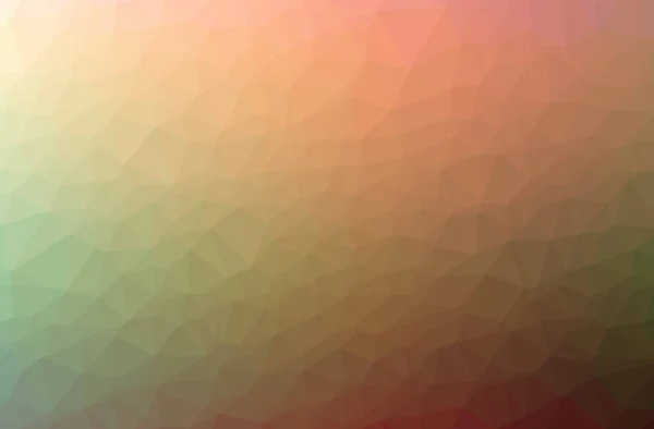 Illustration Abstract Low Poly Orange Horizontal Background — Stock Photo, Image