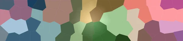 Illustration Gröna Och Bruna Stora Hexagon Bakgrund Abstrakt Paint — Stockfoto