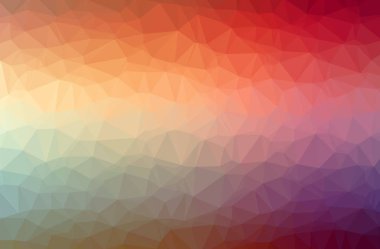 Soyut turuncu yatay düşük poli arka plan resmi