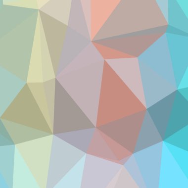 Soyut Mavi kare düşük poli arka plan resmi