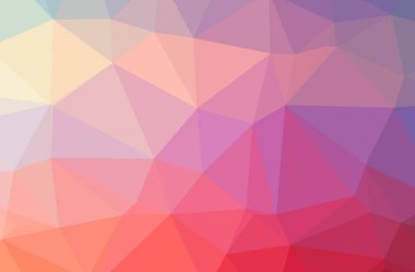 Soyut illüstrasyon kırmızı yatay düşük poli arka plan