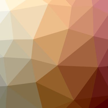 Soyut Turuncu kare düşük poli arka plan resmi