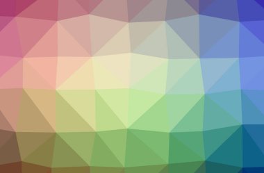 Soyut Mavi yatay düşük poli arka plan resmi