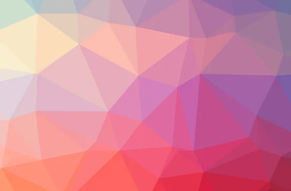 Abstract Illustration Red Horizontal Low Poly Background — Stock Photo, Image