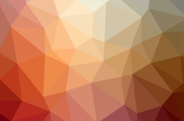 Soyut düşük poli turuncu yatay arka plan resmi