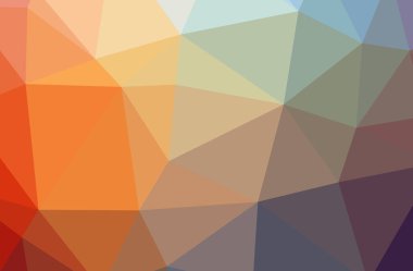 Soyut düşük poli turuncu yatay arka plan resmi