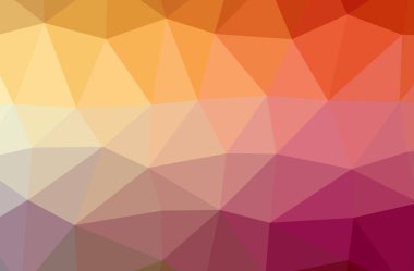 Soyut illüstrasyon kırmızı yatay düşük poli arka plan