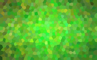 Yeşil parlak küçük altıgen arka plan resmi
