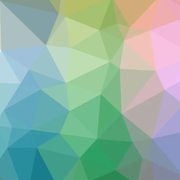 Abstract Illustration Blue Square Low Poly Background — Stock Photo, Image