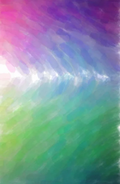 Illustration Green Blue Watercolor Vertical Background Digitally Generated — Stock Photo, Image
