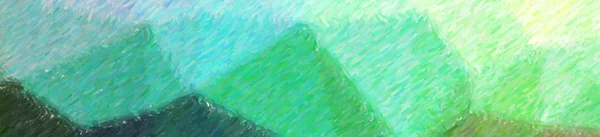 Illustration of green Color Pencil High Coverage background, abstract paint