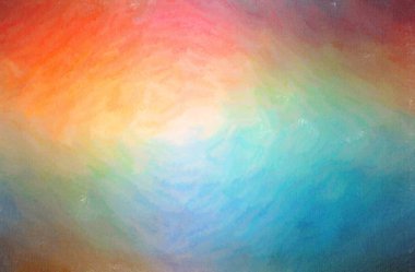 Mavi, sarı ve kırmızı mum mum boya yatay arka plan dijital gösterimi.